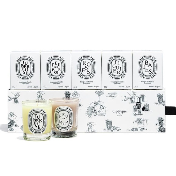 diptyque Other Diptyque Set Of 5 Mini Candles Poshmark